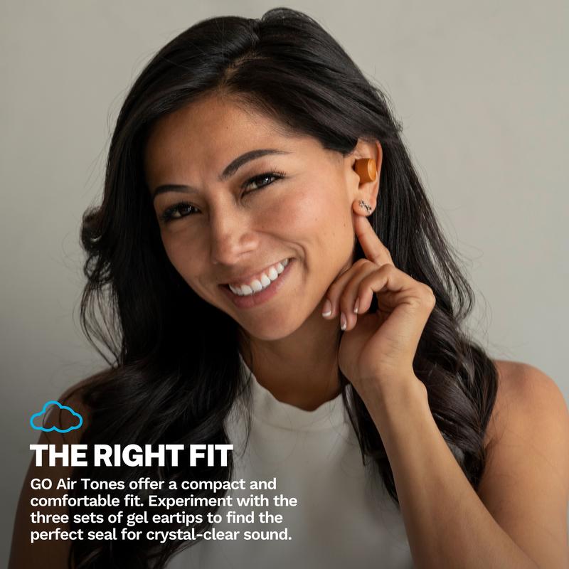 JLab GO Tones+ True Wireless Bluetooth Earbuds with 35+ Hours Playtime Customizable EQ Fast Charging Integrated Cable Touch Controls