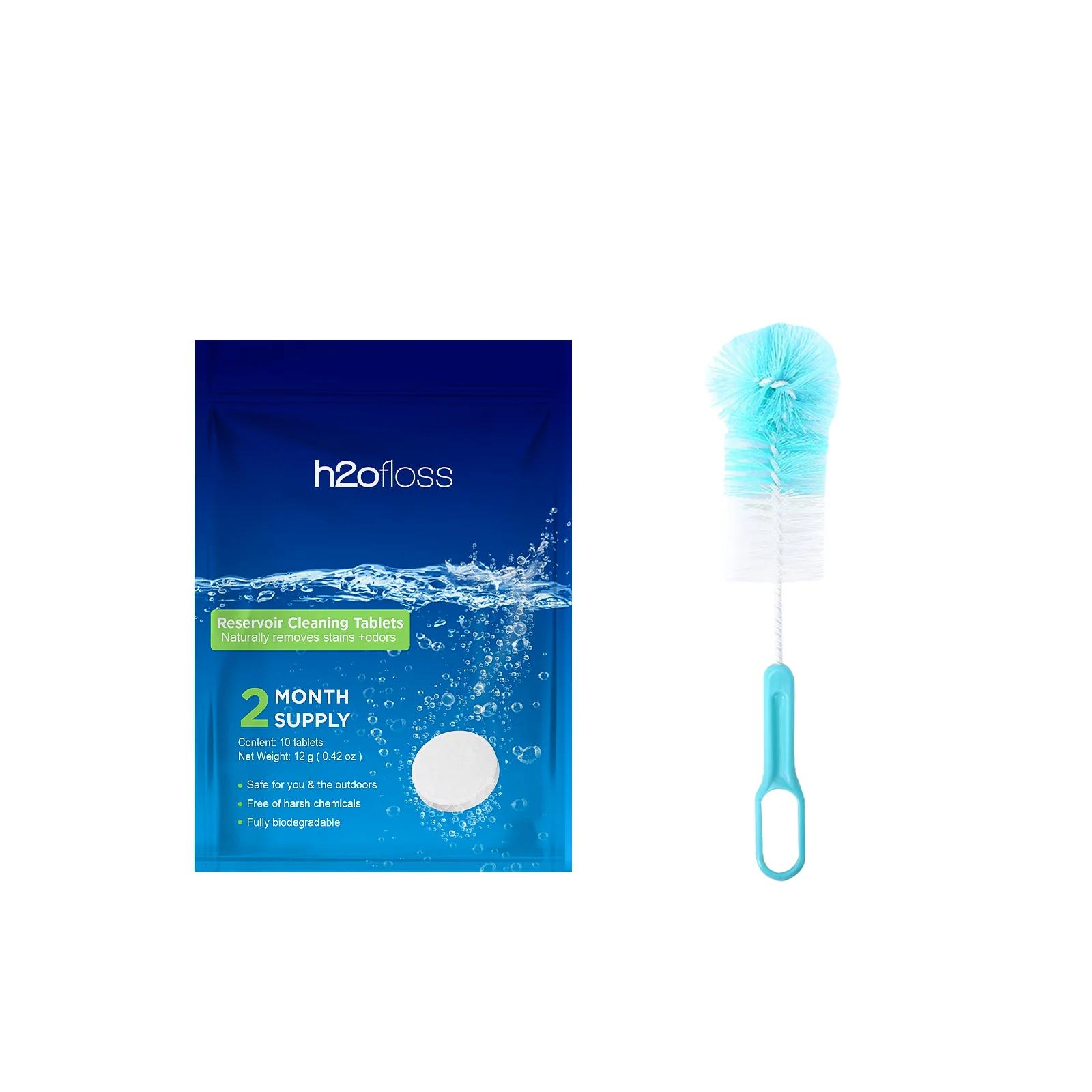 h2ofloss Water Dental Flosser TikTokShopBlackFriday -5 Modes Portable Oral Irrigator Braces Rechargeable & IPX7 Waterproof Teeth Cleaner for Home Travel P11 Black bundle sets holiday value pack stock up