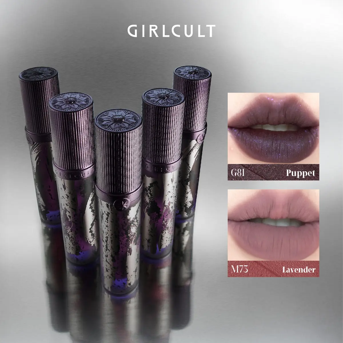 GIRLCULT Moisturizing Hydrating Matte Lipstick, Long Lasting Easy Coloring Smooth Lip Sticks, Suitable for All Occasions Lip Makeup, Girls & Women Makeup Accessories, Moisture, Hydrating Lip Stain, Lip Tint