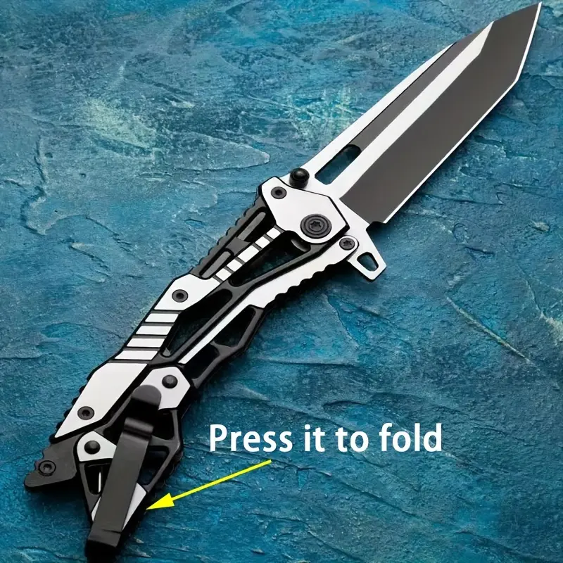 Mechanical Super Sharp Stainless Steel Kitchen Fruit,EDC Magic Auto Professional Meat Slicing& Cooking Knife