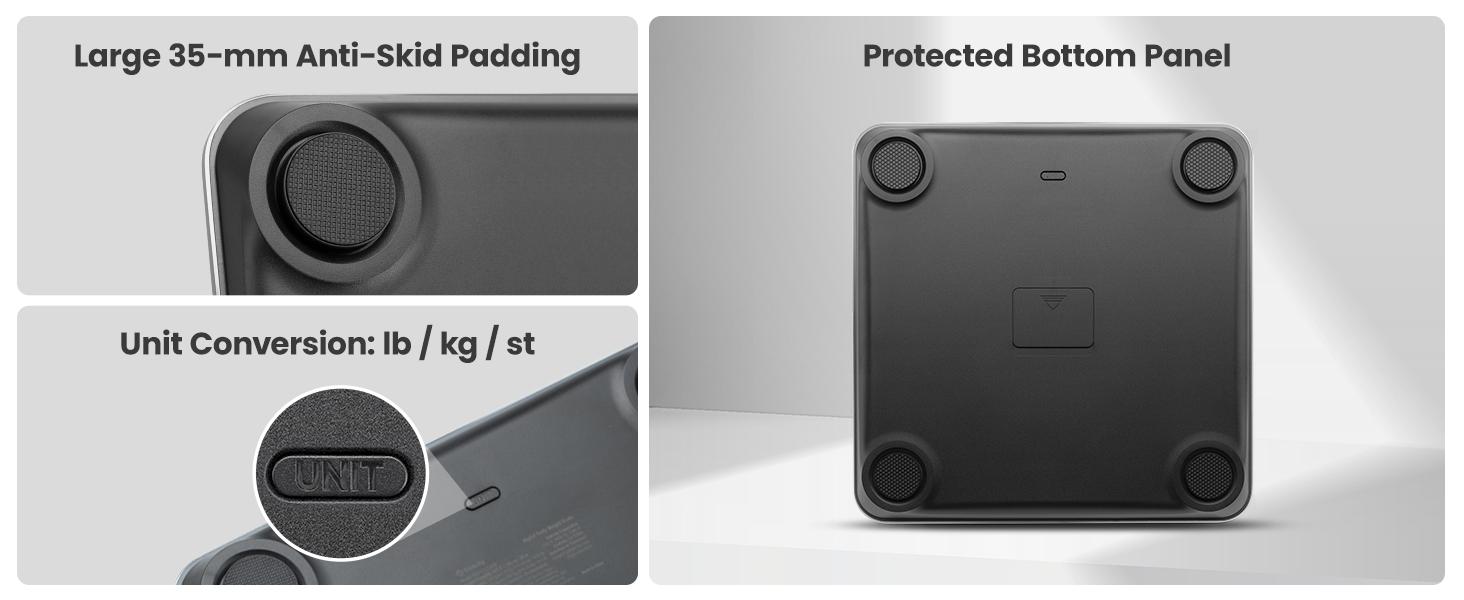 Etekcity Body Weight Scale, Digital Bathroom Scales for People, 0.05lb, LED Display & Large Clear Numbers,  400 lbs Healthcare, EBS-C121