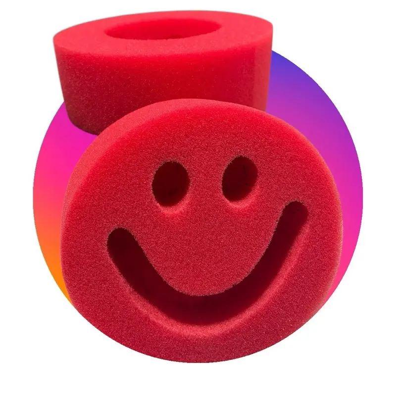 Custom Swirl Cuts on Sponges for DIY Purposes - Perfect for Creative Projects