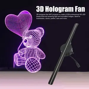 3D Holographic Projector Fan - Floating Display for Advertising & Events