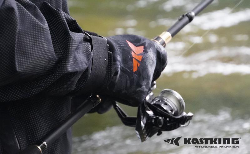 KastKing IceRiver Fishing Gloves – 100% Waterproof Cold Winter Weather Fishing Gloves – Fishing Gloves for Men and Women – Ideal for Ice Fishing, Winter Fishing, or Other Outdoor Winter Sports