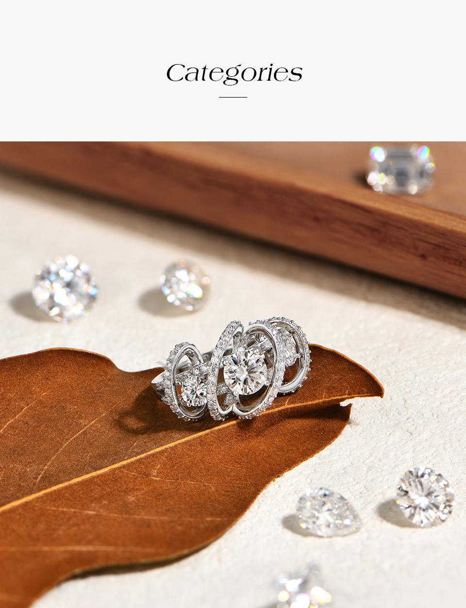 ATTAGEMS Classic D Color Round Cut 1ct Lab-Created Moissanite Ring for Women 18k Gold Plated Perfect Birthday Gift for Her Wedding Jewelry R327 SpringStatements