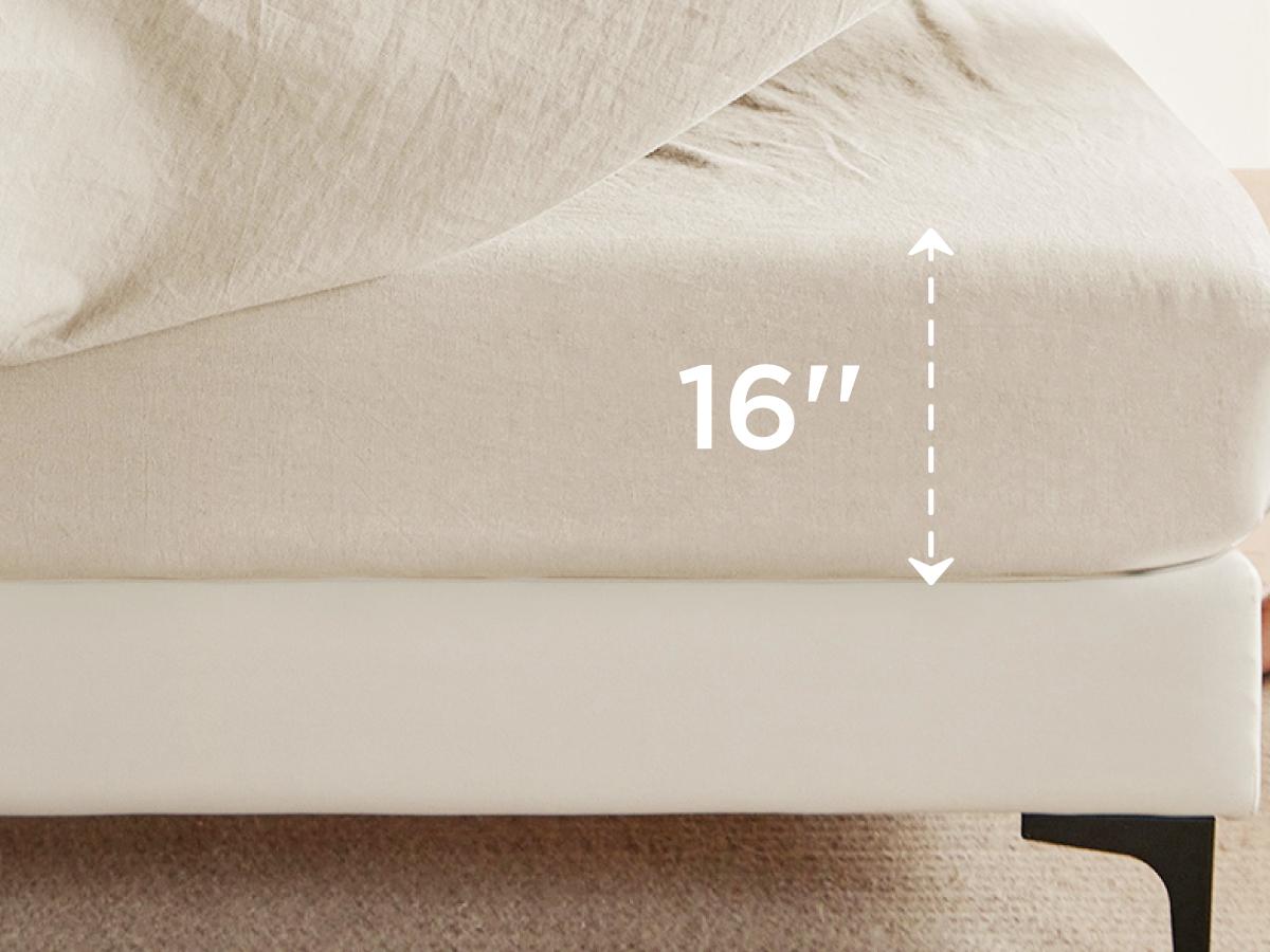 Bedsure Linen Sheets- Bed Blend from Linen Cotton, Breathable Cotton Bedsheets, 4 Pieces , Gifts for All Season Bedsure Linen Sheets- Bed Blend from Linen Cotton, Breathable Cotton Bedsheets, 4 Pieces , Gifts for All Season