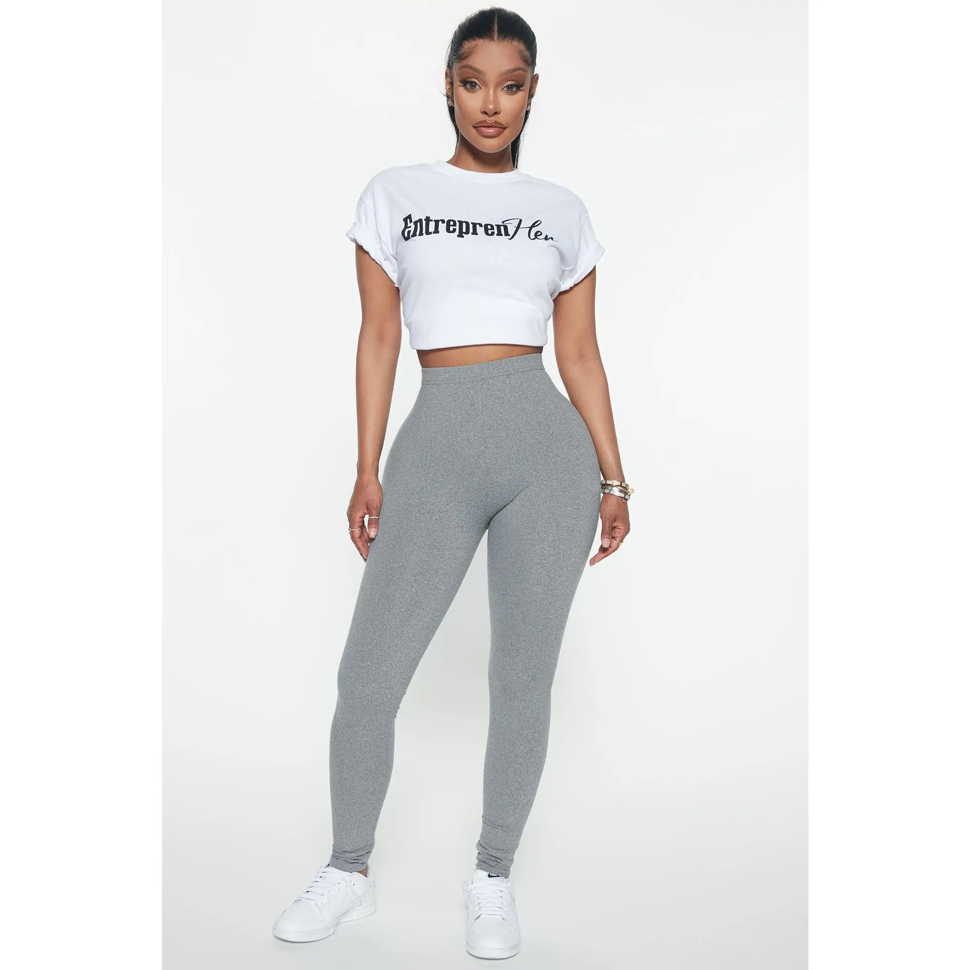 Almost Every Day Leggings - Heather Grey