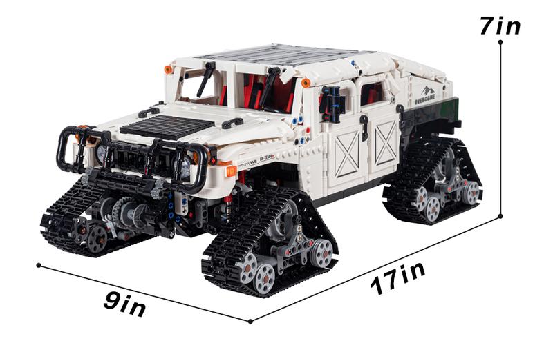 UNCLE BRICK Montessori Toys Magnetic Blocks STEM Educational Building Blocks Set 3088Pcs 1:8 Scale Motorized Hummer Off-Road Remote Control Car Gift for Boys Ages 8+ Holiday Haul Christmas gift