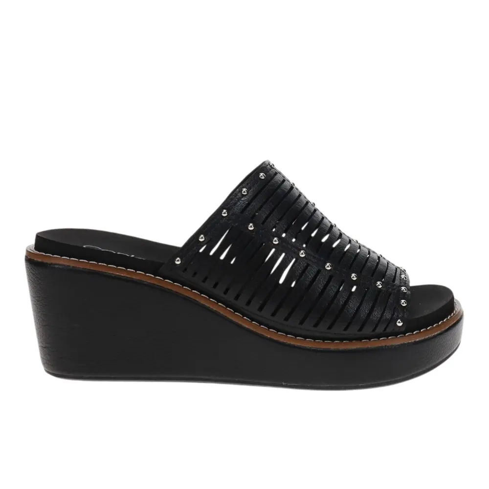 Corkys Womens Much Better  Casual Sandals Casual High Heel 3" & Up - Black