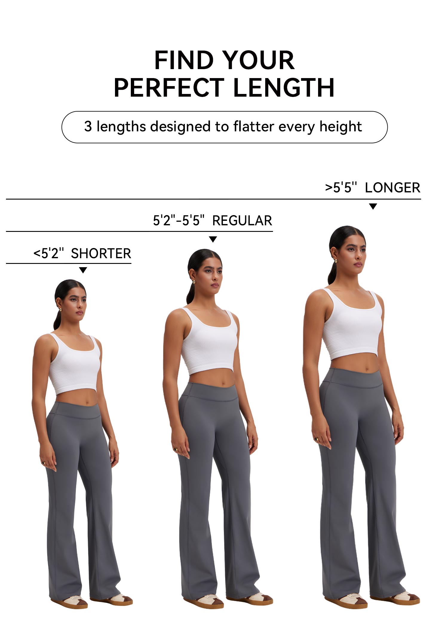 OQQ Women's Casual Pants - High-waisted Loose-Fitting Casual Pants - Comfortable and Elastic Loose Pants with Stretchy Material - Straight Leg Hem