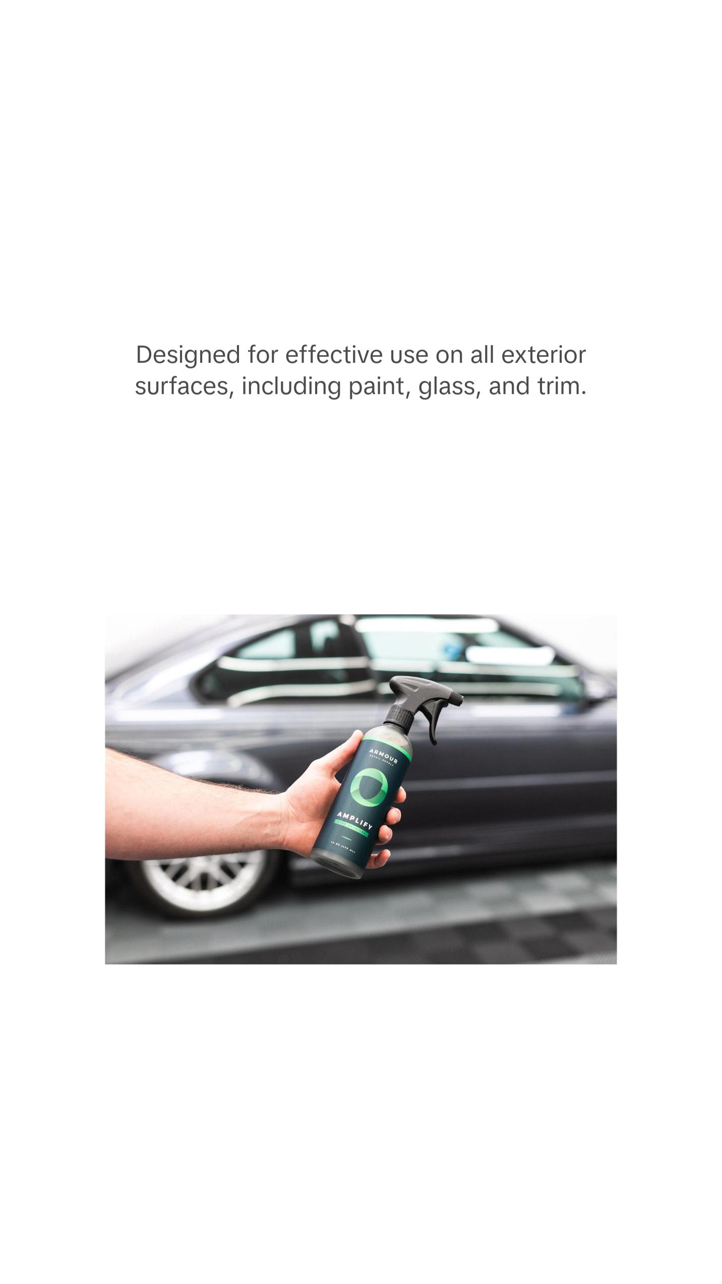 Armour Detail Supply - Amplify Ceramic Detailer: Quick & Easy Gloss Enhancement | Streak-Free, Hydrophobic Formula | Safe on All Vehicles