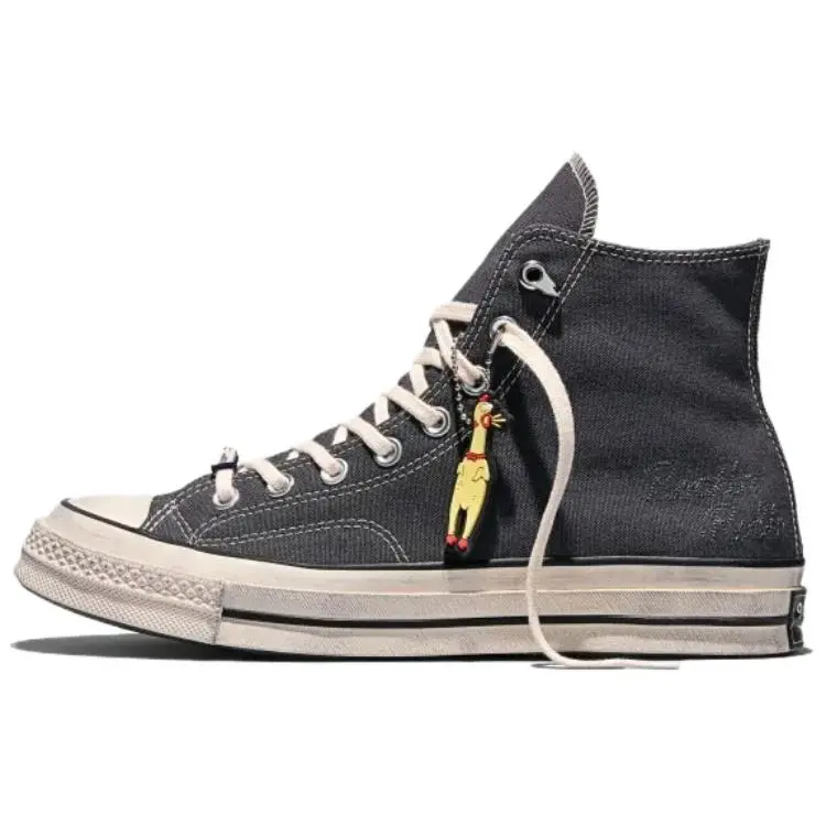 Women's Casual Retro Stranger Things x Converse Chuck 70 Hi 'Magnet' Sneakers with Cushioning, Comfortable Cushioning Sports Footwear, Durable Rubber Sole