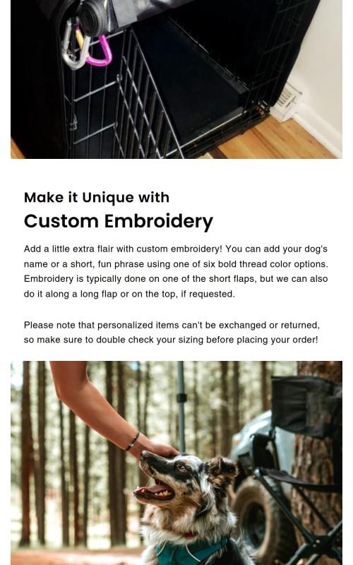 Tough Ripstop™ Dog Crate Cover