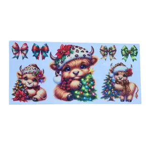 Christmas Highland Cow