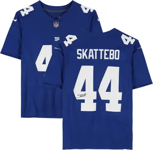 Cam Skattebo New York Giants Autographed Nike Blue Vapor Fuse Limited Jersey - Fanatics Authentic Certified