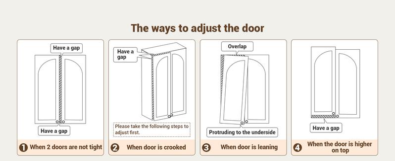 80" Tall Wood Kitchen Pantry Storage Cabinet, Freestanding 6-Tiers Buffet Cabinets with 4 Doors & Adjustable Shelves for Dining Room, Living Room