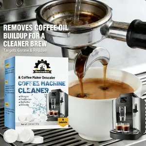 Coffee Maker Cleaner Tablets, Descale Drip Coffe And Espresso Machines, Coffee Machine Descaler Tablets Compatible with All Major Brands