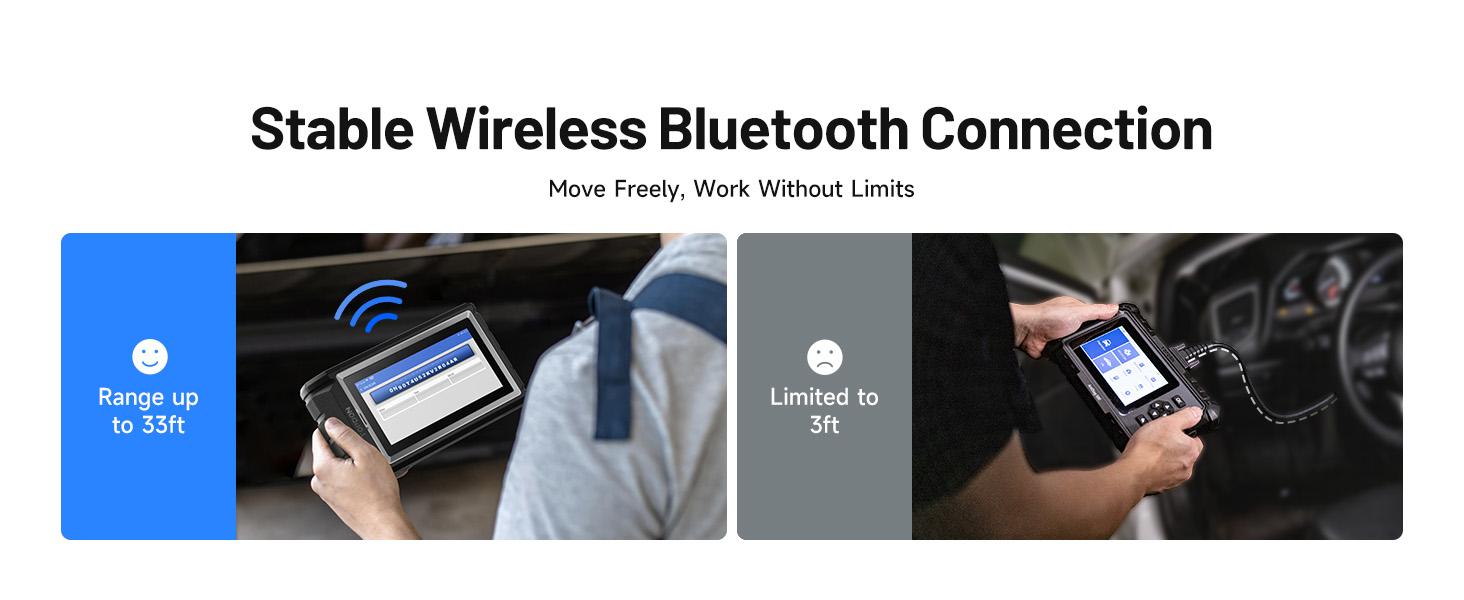 TOPDON Scanner AD800BT V2.0, Bidirectional Scan Tool, Full Systems Diagnostic Tool for All Vehicles, Automotive Diagnostic Scanner for Car, 28+ Services, FCA AutoAuth, CANFD, 2 Years Free Update