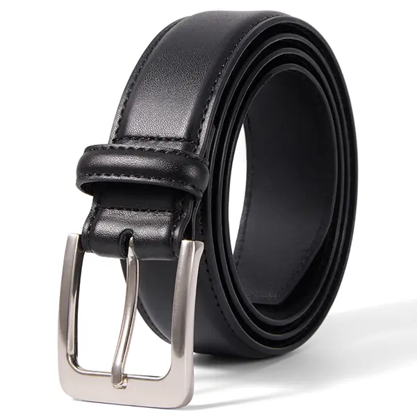 VATAN Men's Genuine Cow Hide Leather Belt, Fashionable Metal Buckle, Adjustable Designer Belt for Dress & Casual Wear, Premium Men's Accessories for Adults, Mensfashion Item Ideal as Guys Gifts & Male Gifts, Western Leather Belt, Bucklebelt