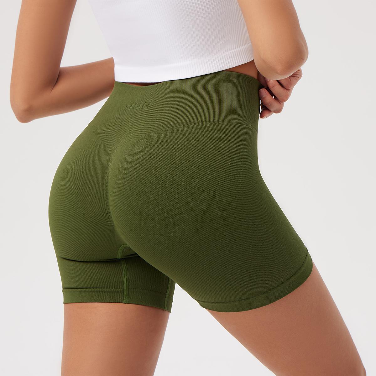 OQQ Women's 2 Piece Workout Shorts Seamless Casual High Waist Butt Liftings Exercise Athletic Shorts Compression Yoga SpringStatements
