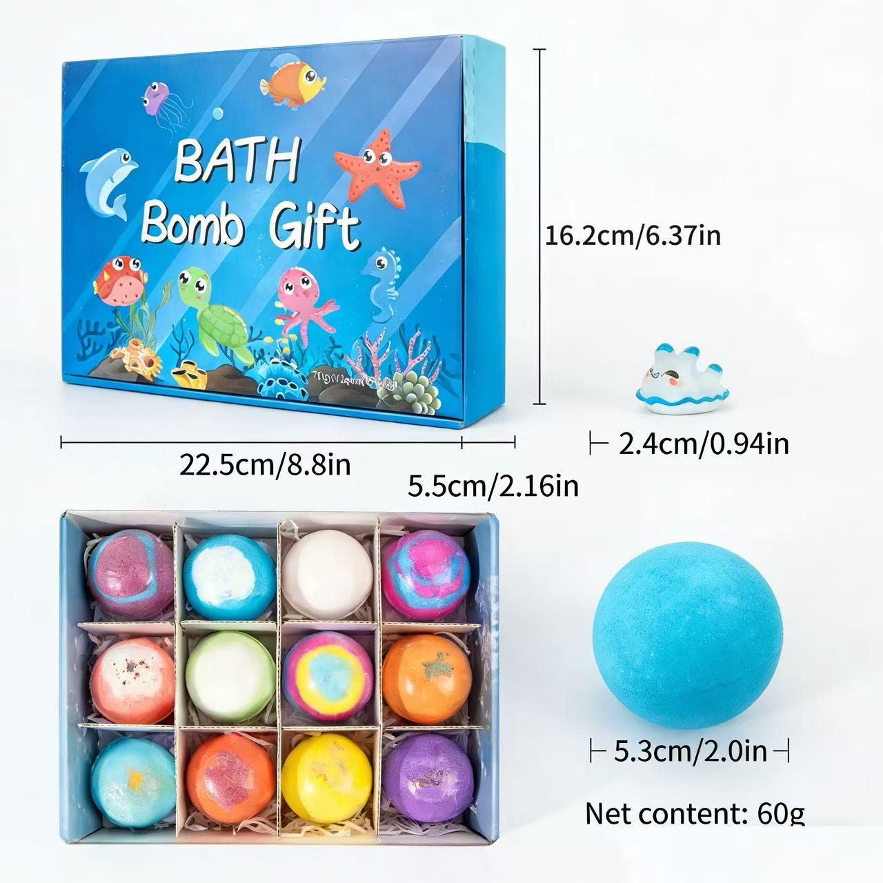 Bath Bombs for Kids with SurpriseSPRINGInside, 12 Pack Kid Bath Bombs Gift Set,Easter Basket Stuffers for Boys Girls BubbleBath with Toys Inside Skin Repair Bath Bombs for Kids with SurpriseSPRINGInside, 12 Pack Kid Bath Bombs Gift Set,Easter Basket Stuffers for Boys Girls BubbleBath with Toys Inside Skin Repair