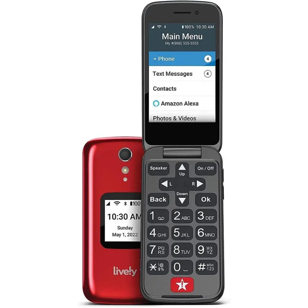 Lively Jitterbug Phones - Flip Cell Phone for Seniors
