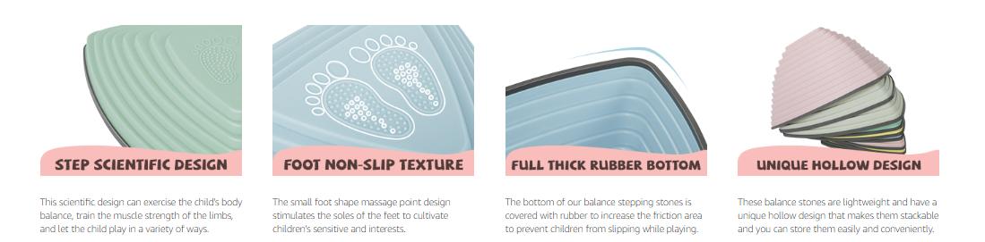 12/25 Count Children's Sensory Balance Training Stepping Stones,Promote Coordination and Strength Child Safe Rubber,Non-Slip Side, Outdoor Play Sets,Indoor and Outdoor Play Equipment for Kids(Macaron /Rainbow Color) to d der toys 12/25 Count Children's Sensory Balance Training Stepping Stones,Promote Coordination and Strength Child Safe Rubber,Non-Slip Side, Outdoor Play Sets,Indoor and Outdoor Play Equipment for Kids(Macaron /Rainbow Color) to d der toys