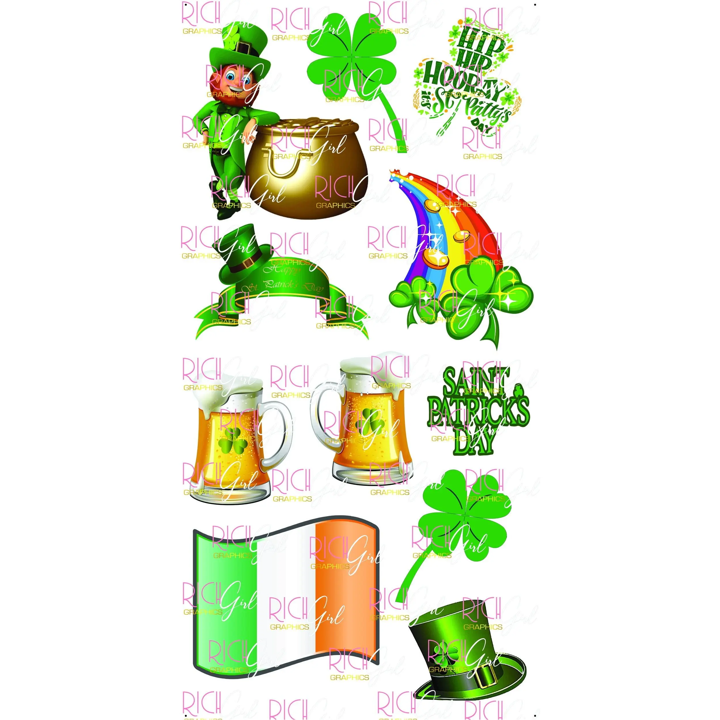 St. Patrick's Day Yard Card