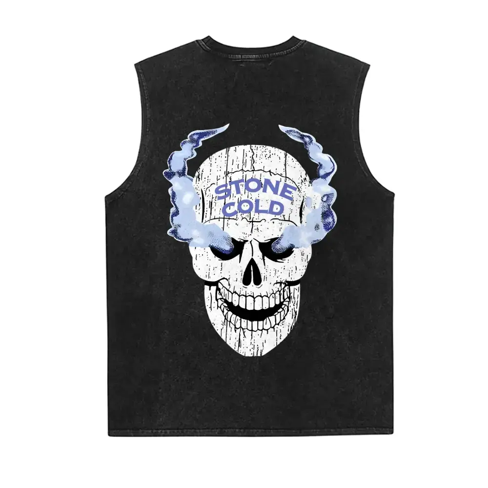 STONE COLD STEVE AUSTIN Vintage Washed Tank top, Wrestling Tee, WWE Washed Tank top, Wrestling Gift, Sports Washed Tank top, Workout Washed Tank top, Gift for Him Gift For Her