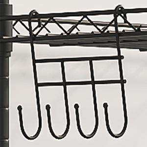 dealsforyoudays Shelf Metal Shelves 6 Tier Storage Rack Shelving Unit Organizer for Kitchen Laundry Garage Bathroom Pantry Closet Office