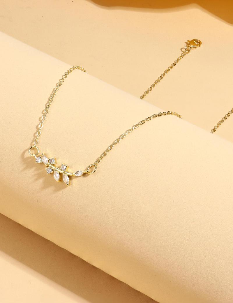 ORAZIO Layered Gold Necklaces for Women Non Tarnish, Dainty 14K Gold Plated Cubic Zircon Necklace Stack Layering Chain Necklace Stackable Cute CZ Pendant Choker Necklace for Women