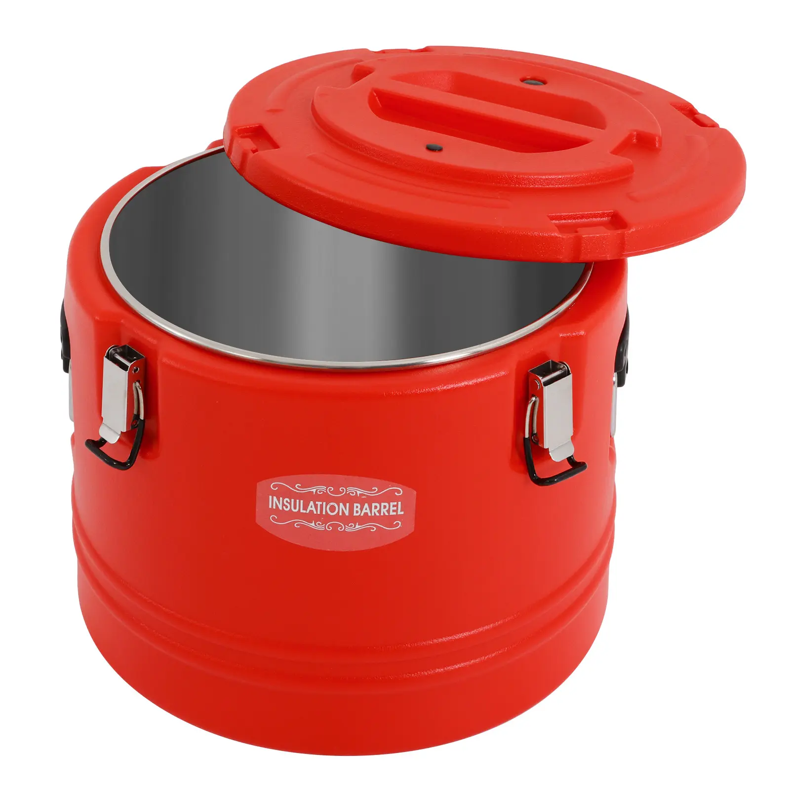 30L Stainless Steel Insulated Hot & Cold Beverage Bucket - 4-6H Temperature Hold, 6-8H Cold Hold, Large Capacity Bag, Compact Footprint - Camping Catering, Milk Tea Shops & Cafés Use, 4-6 Hours Temperature Hold