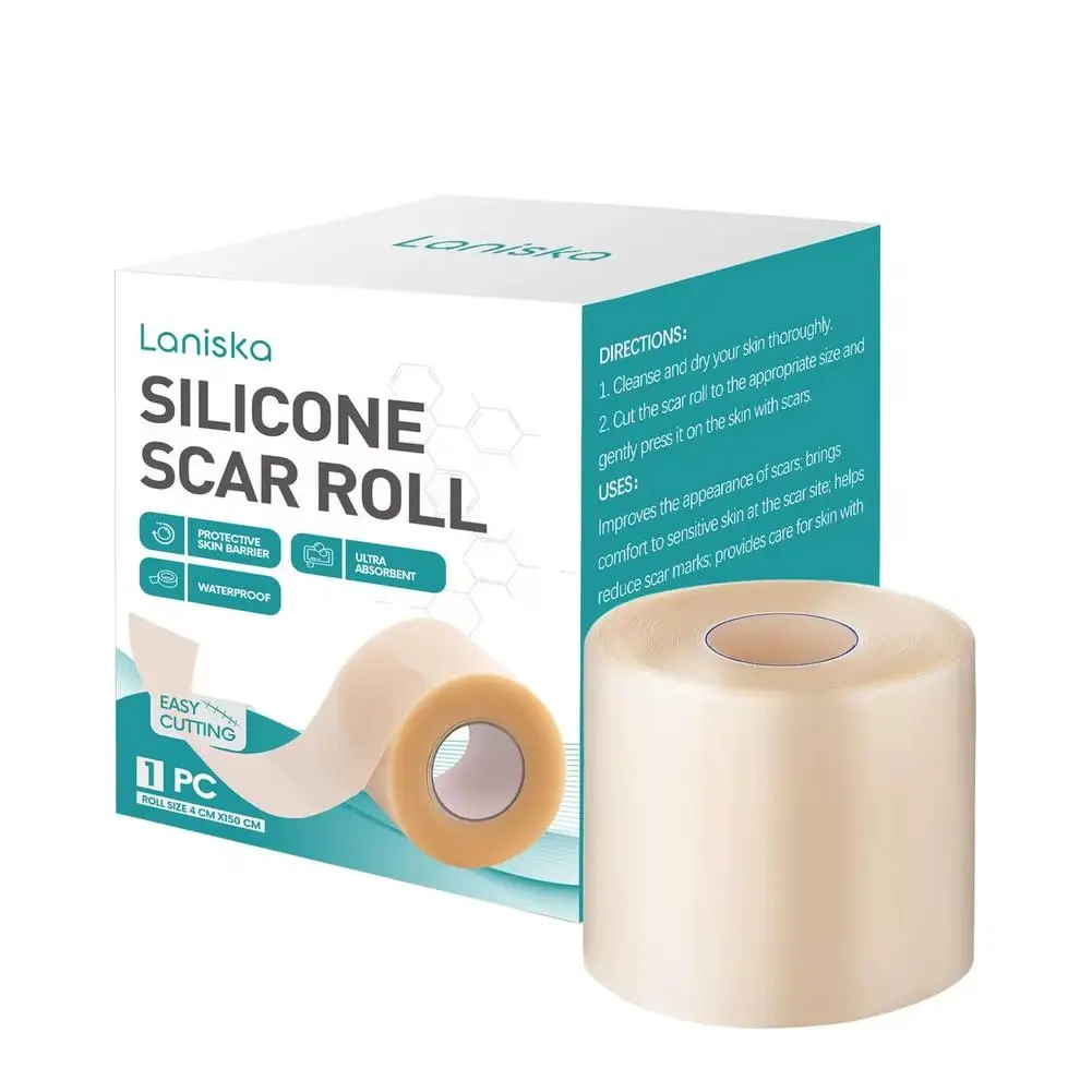 Large Flexible Hydrocolloid Bandage Roll, Hydrocolloid Roll For Wound Care Hydrocolloid Patch Bandages With Self-Adhesive, Bed Sore Bandages, Highly Absorbent For Burn