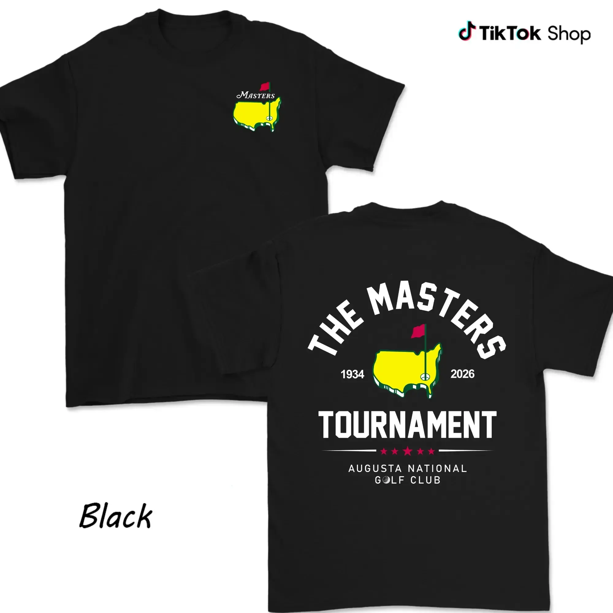 The Masters Tournament 1934 2026 Shirt For Men For Women, Collegiate Style Golf Tournament Graphic Shirt, Premium Cotton Classic Fit Apparel, Gift for Golf Fans