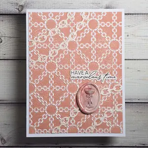 Luxe Lattice- Embossing Folder of the Month