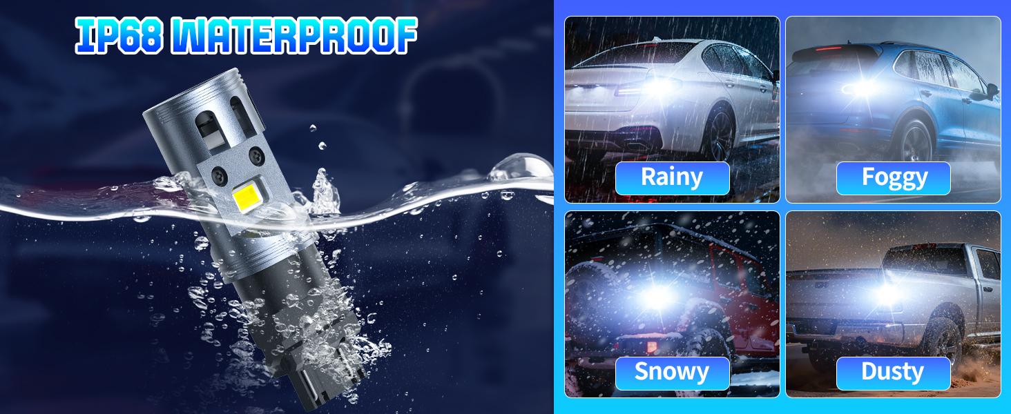 Rimthin latest CANBUS 7443 3157 LED bulbs white light anti-flicker built-in resistor error-free turn signals and daytime running lights/parking lights 2PCS Rimthin latest CANBUS 7443 3157 LED bulbs white light anti-flicker built-in resistor error-free turn signals and daytime running lights/parking lights 2PCS