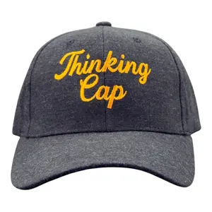 Thinking Cap Hat Funny Sarcastic Joke Baseball Cap Funny Hats Funny Sarcastic  Novelty Caps for Men Black - Standard