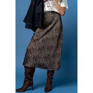 Free Spirit Midi Skirt with Elastic Waistband