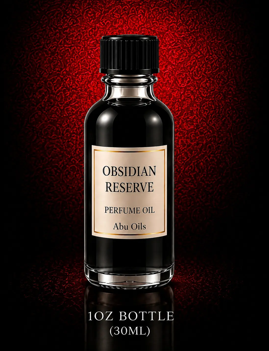 Abu Oils Obsidian Reserve Perfume Oil – Long-Lasting Unisex Fragrance, 1 oz Roll-On, 1 oz Bottle or 2 oz Bottle