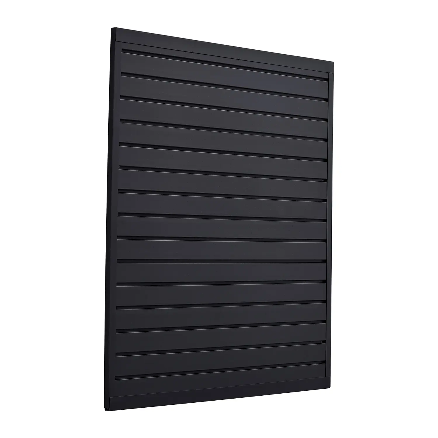 【Summerfinds】VEVOR Fireproof PVC Slat Wall Paneling, 4x4 ft Modular Panel for Workshop, Garages, Commercial Use, Easy-Install Adjustable Slatwall with Coupling Structure, DIY Cutting for Storage & Display, Strong Load-Bearing, Outdoor