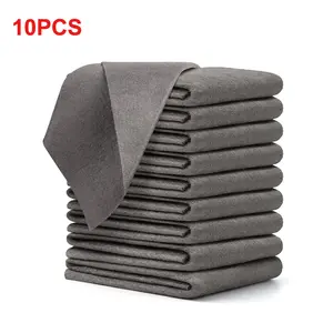 10 Pcs Thickened Magic Cleaning Cloth, Microfiber Streak Free Cleaning Cloths Reuseable Magic Cleaning Towels Rags for Windows Glass