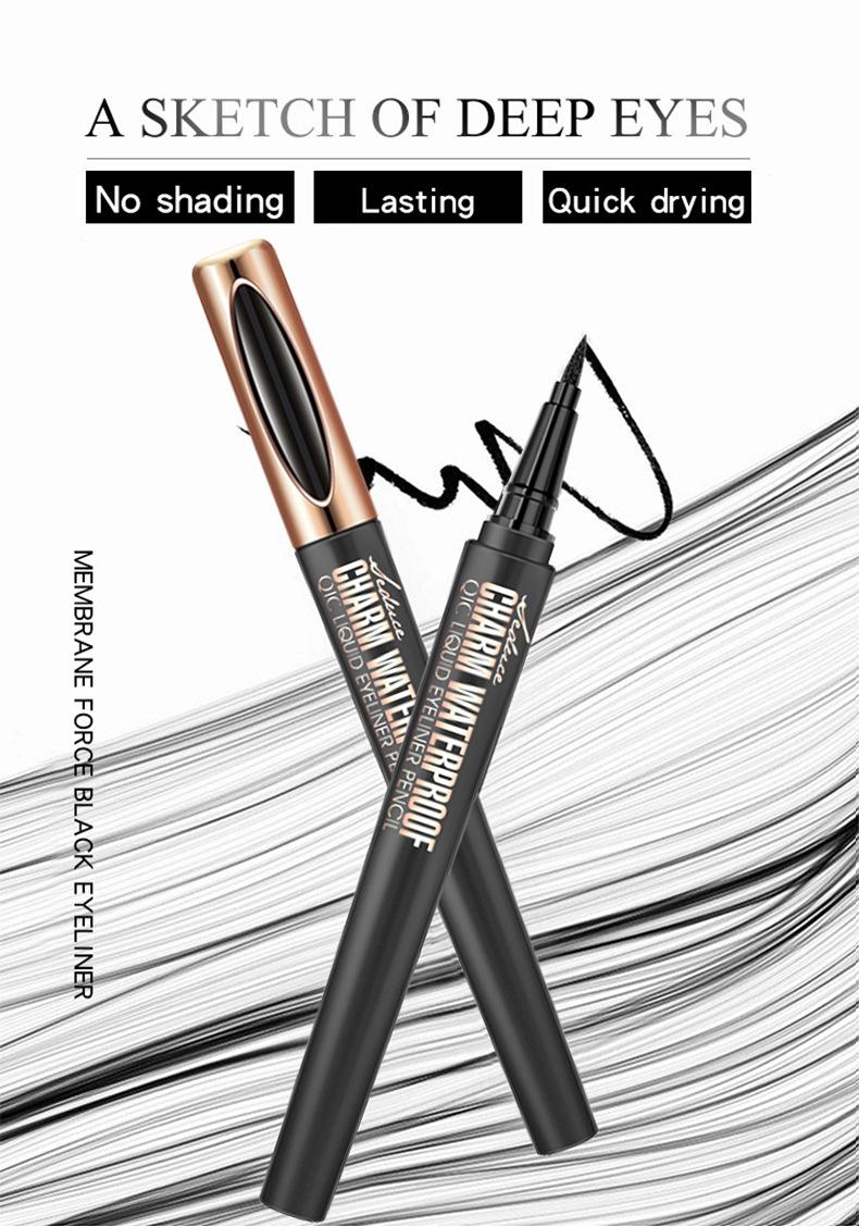 Waterproof Long-Wear Eyeliner Pencil, Smooth-Glide Formula for Sharp or Soft Eye Looks, Smudge-Resistant Daily & Night Makeup Tool  Add Sparkle This Christmas