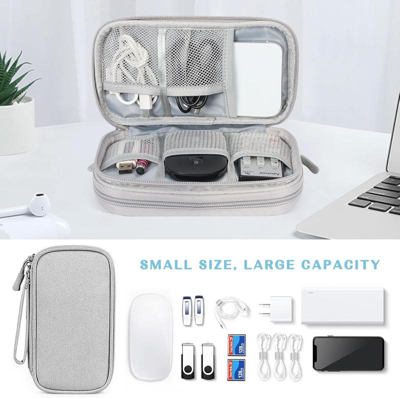 BMTWE Electronic Accessories Storage Bag Travel Cable Organizer Bag Portable Waterproof Double Layers All-in-One Carry Case for Cable Charger Cable Power Bank BMTWE Electronic Accessories Storage Bag Travel Cable Organizer Bag Portable Waterproof Double Layers All-in-One Carry Case for Cable Charger Cable Power Bank