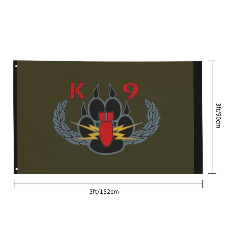 Explosives Detection K9 Flag For Outdoor Indoor House Decor Durable Garden Banner Sign Party Parade Breeze 3x5 Ft