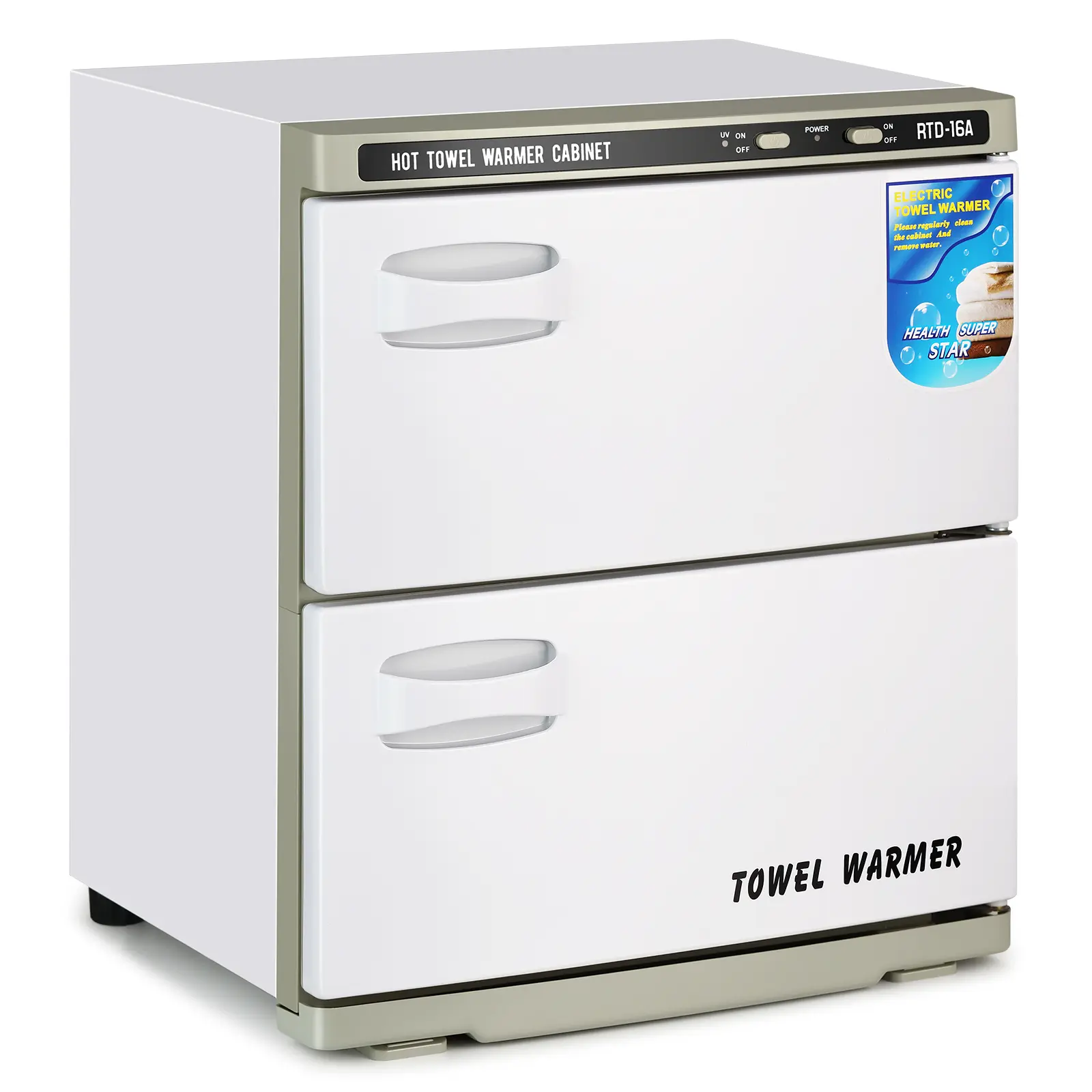 Hot Towel Warmer for Spa 32L Large Capacity Fast Heating 2 Stainless Steel Racks for Bathroom Esthetician Salon Facial Family Use