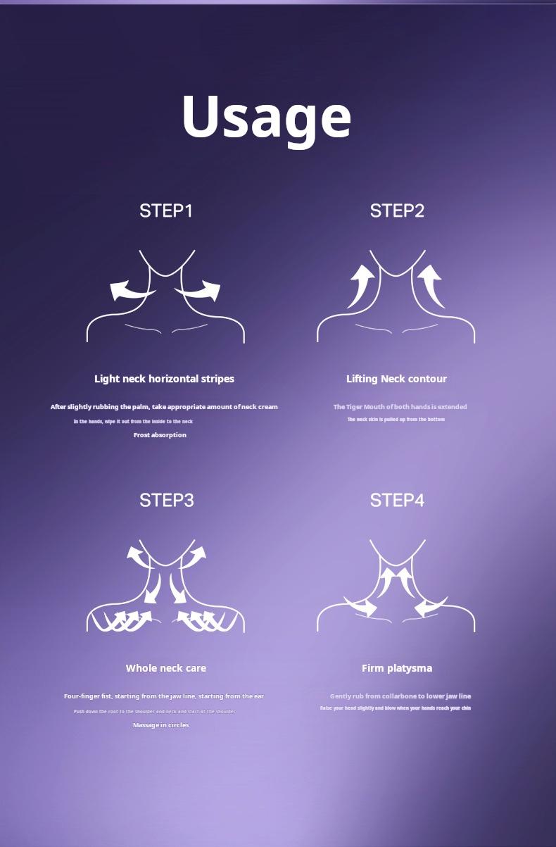 Samuwac Neck care stick, Oil-nourishing, firming & lifting firming neck cream Moisture Moisturizing