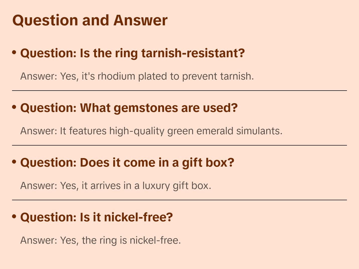 Green Emerald Art Deco Band