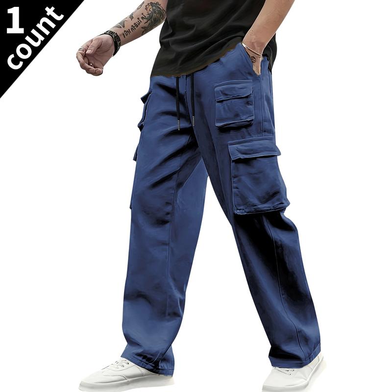 Men's Tactical Work Cargo Pants 4 Pack - Durable & Multi-Purpose with Heavy-Duty Pockets, Perfect for Outdoor Work & Hiking | Solid Color Design Flexible Workwear, Functional Pockets, Adjustable Waistband, Multi-Pocket Pants