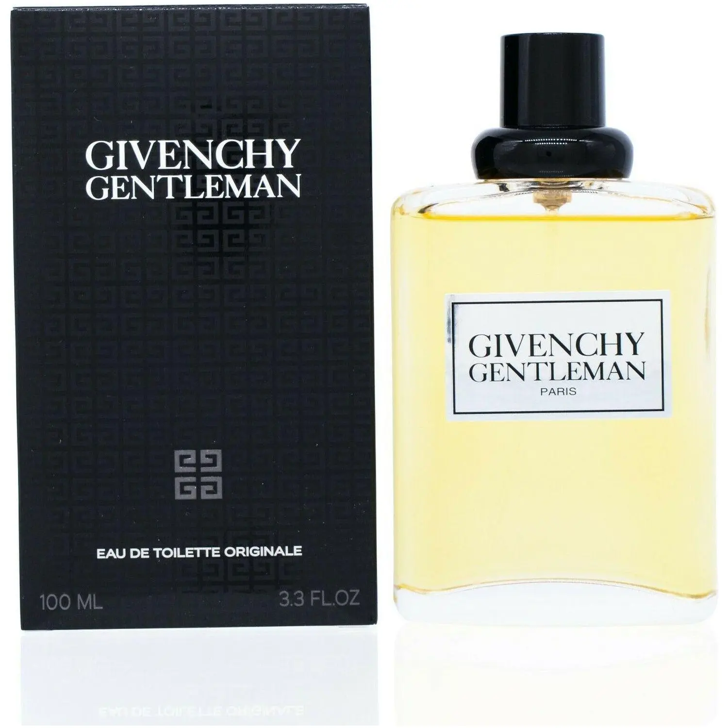 GIVENCHY Gentleman EDT Men's Oriental Wood Liquid Fragrance - 3.3 fl oz/3.4 fl oz, Patchouli-Vetiver Blend, Bold Confident Scent, Spicy Woody Scent, New in Box, Bottle-Shaped Design, Bottle-Shaped Men's Fragrance