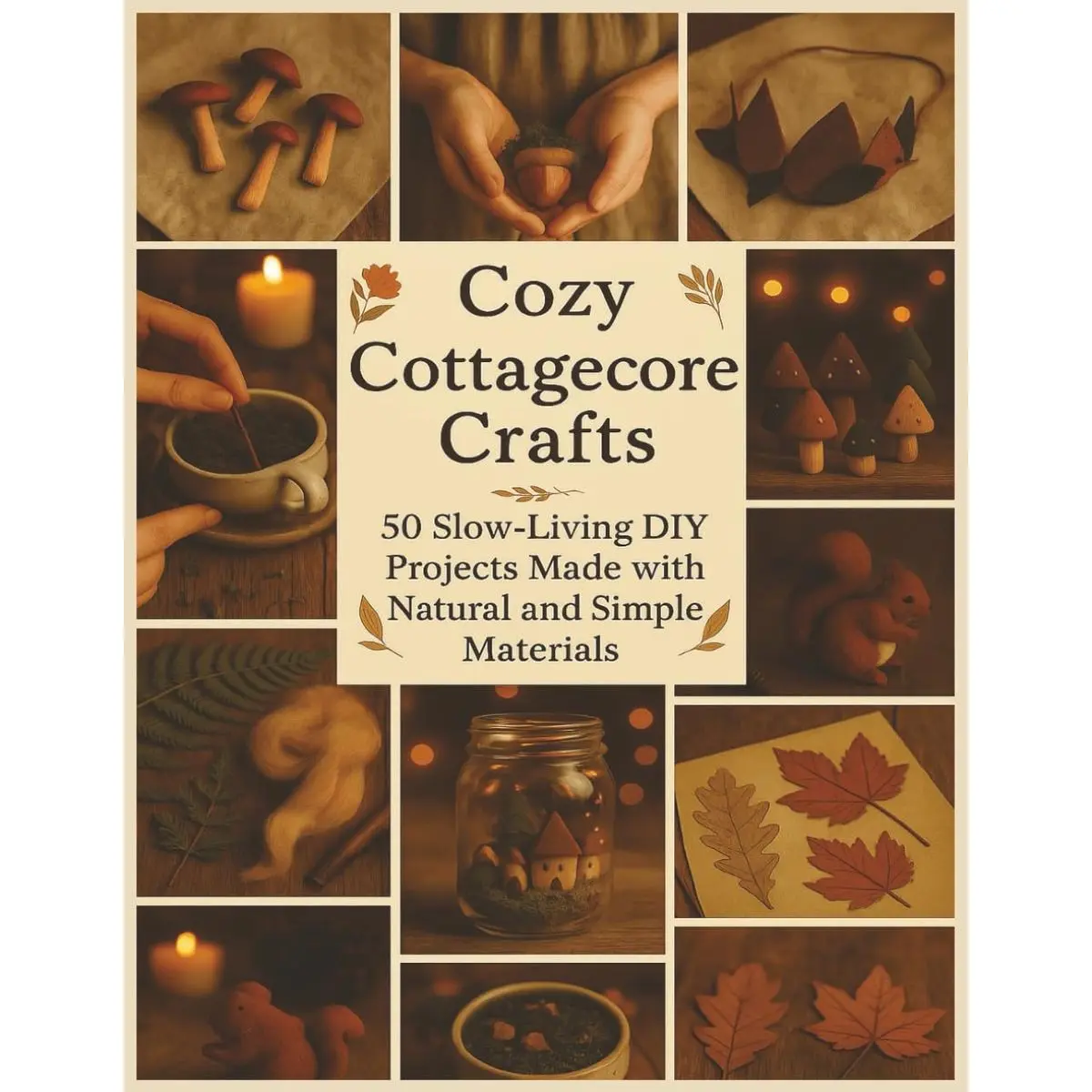 Cozy Cottagecore Crafts: 50 Slow-Living DIY Projects Made with Natural and Simple Materials Paperback – November 2, 2025
